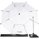 Poshlr Premium Beach Umbrella, Portable, Windproof and Lightweight