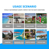 Xacool Beach Umbrella Windproof UV