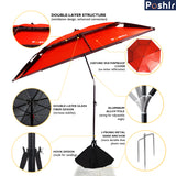 Poshlr Windproof Beach Umbrella