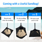 Xacool Beach Umbrella Best UV Protection