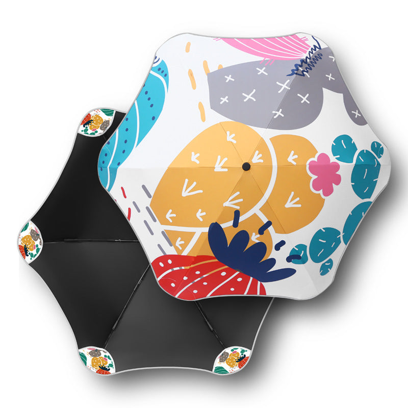 Sunphio Travel Umbrella for Kids Windproof