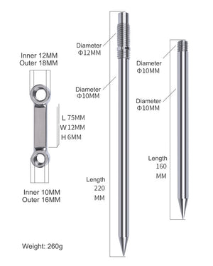 Sunphio Sand Anchor 2022 (high-end, 404 Stainless Steel)