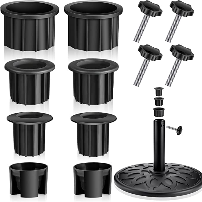 Sunphio 12 Pcs Hole Ring Plug for Patio Umbrella Base