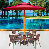 Sunphio Hole Ring with Cap for Patio Table Umbrella (Silicone)