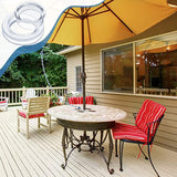 Sunphio Hole Ring with Cap for Patio Table Umbrella (Silicone)