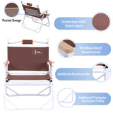 Sunphio Beach Chair Backpack Aluminum