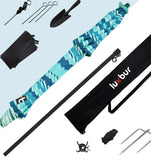 Luxbur Beach Umbrella Windproof