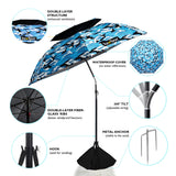 Luxbur Beach Umbrella Windproof Sand Anchor