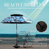 Luxbur Beach Umbrella Windproof Sand Anchor