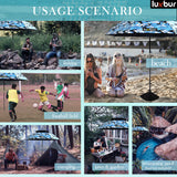 Luxbur Beach Umbrella Windproof Sand Anchor