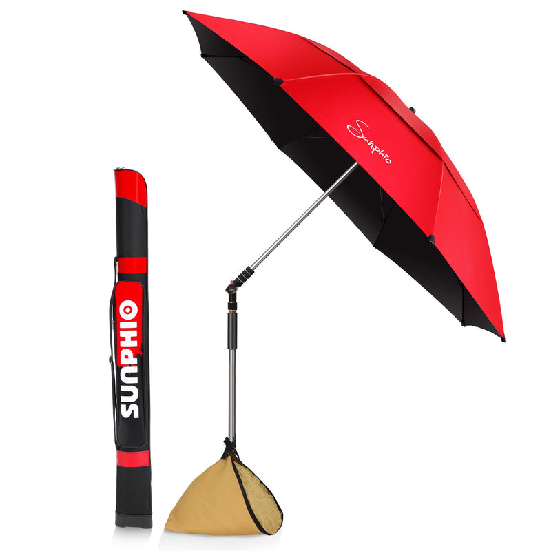 Sunphio Windproof Beach Umbrella UV